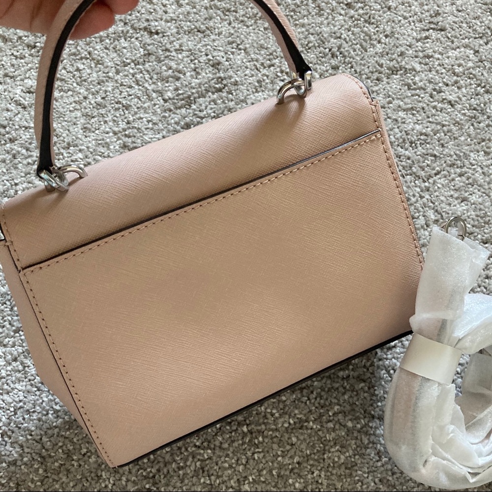 Michael Kors mini Ava crossbody bag crystal ballet pink NWT - Picture 5 of 9